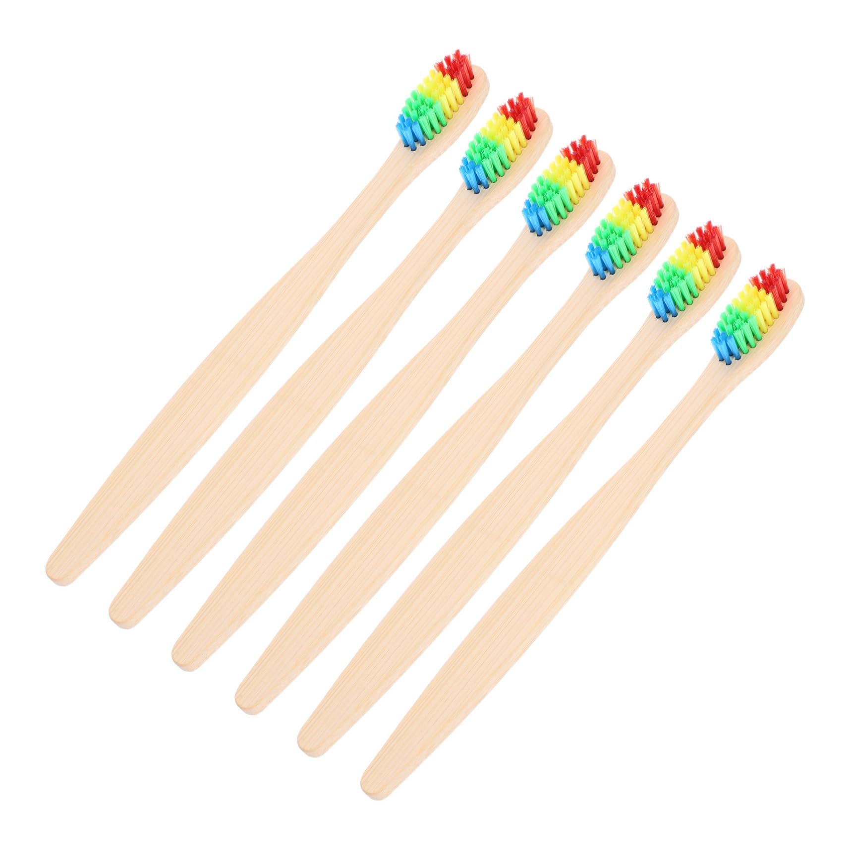 Didiseaon 5 Set Spazzolino Da Denti in Carbone Di Bambù Mini Maneggiare Lo Spazzolino Da Denti Kit Spazzolino Viaggio Spazzolino Denti Setole Morbide Viaggio Spazzolino Da Denti 6 Pezzi * 5