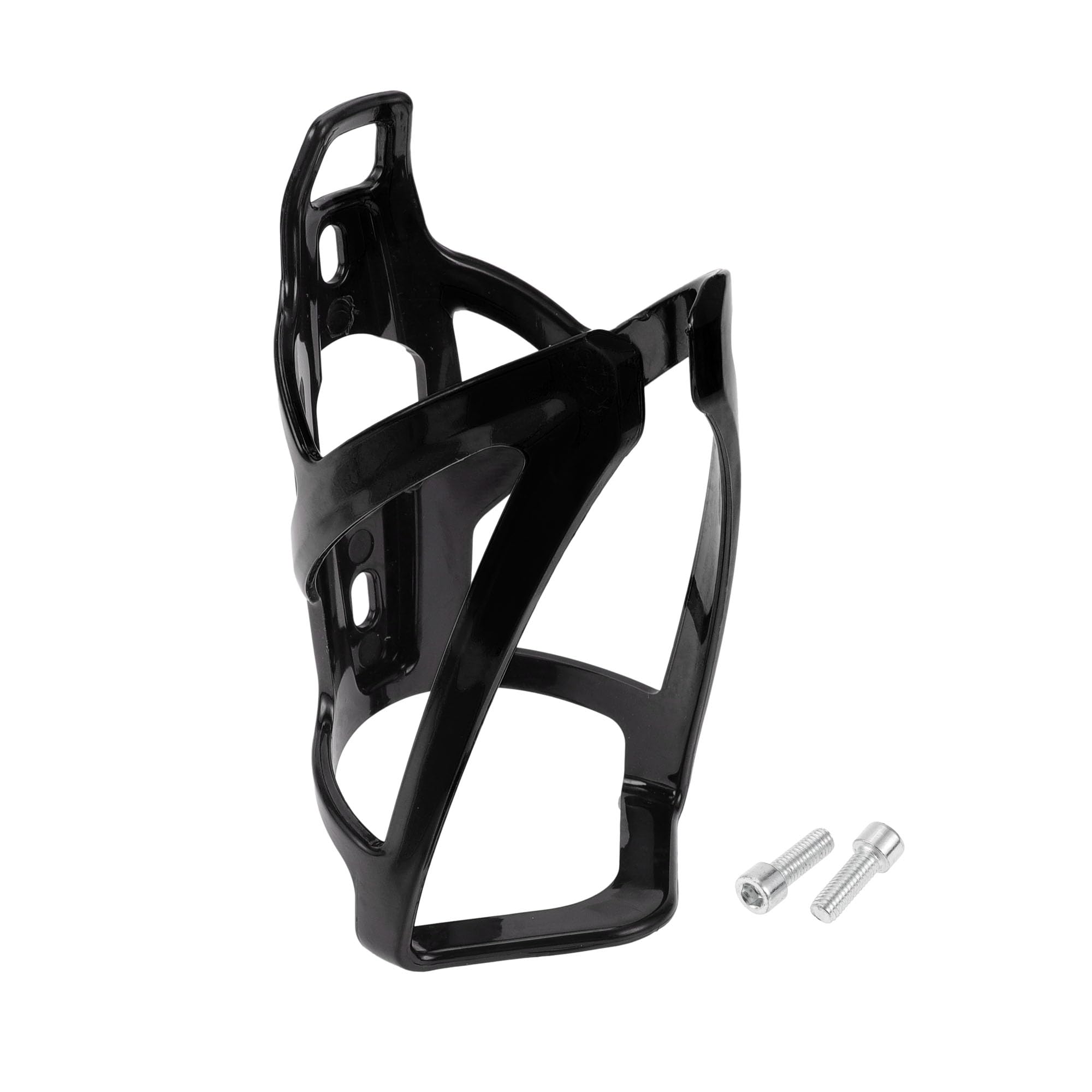Motoforti Bike Bottle Cup Holder Cage Rack Integrally-formed PC Plastic Bicycle Drinks Holder for MTB Road Mountain Bike Outdoor Cycling Black