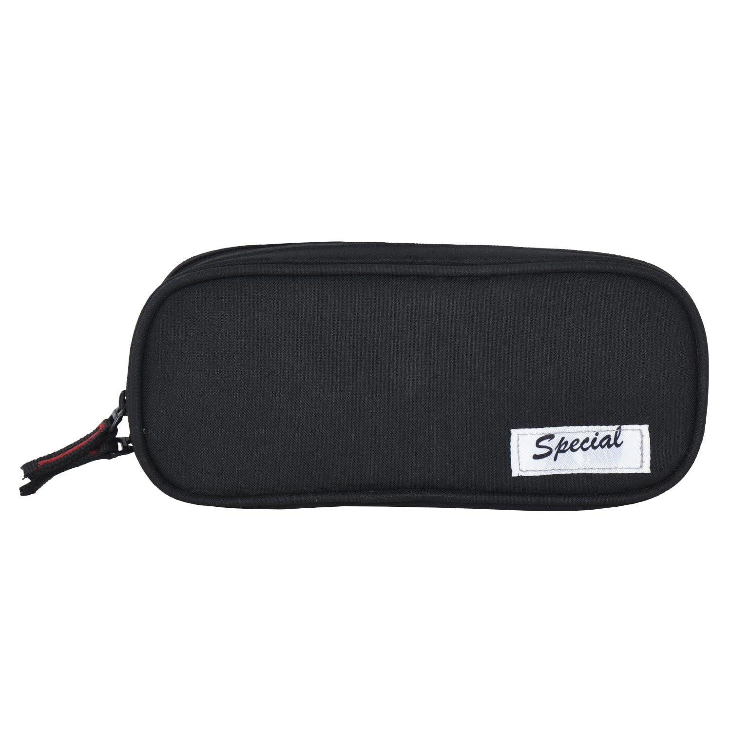 AQBAH Polyester Large Capacity Pencil Bag Pencil Pouch With Zipper Closure Portable Makeup Pouch, Case Cute Stationery Bag For Students Girls Adults Office(Pack Of 1 Black) (B0CDXNGNB4) Amazon Price History, Amazon Price Tracker