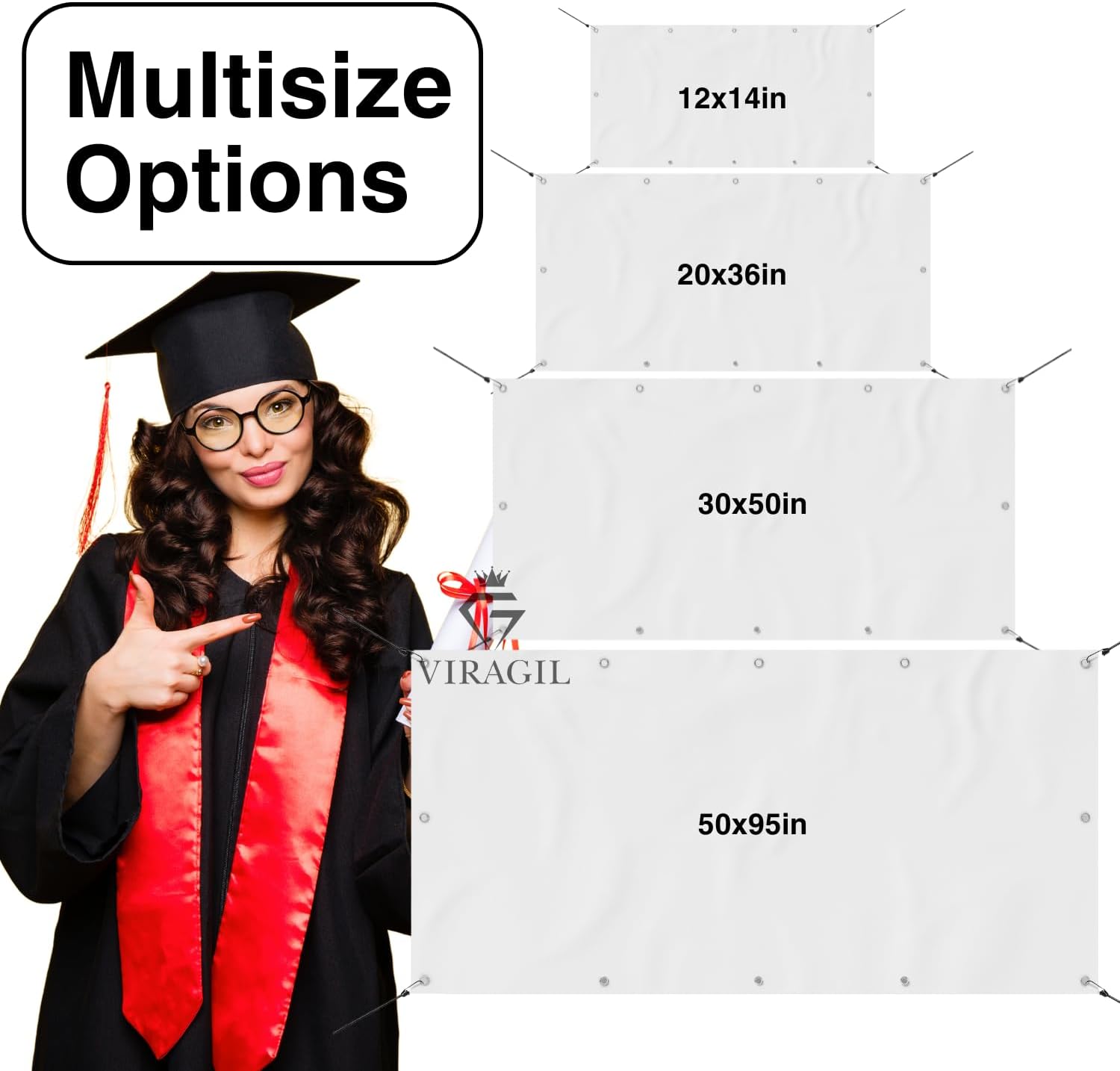 Customized Graduation Banner Class of 2025, Graduation Announcement Banner, Graduation Decorations Class of 2025, Decorations Personalized Graduation Gift - Vinyl Banner - Sign