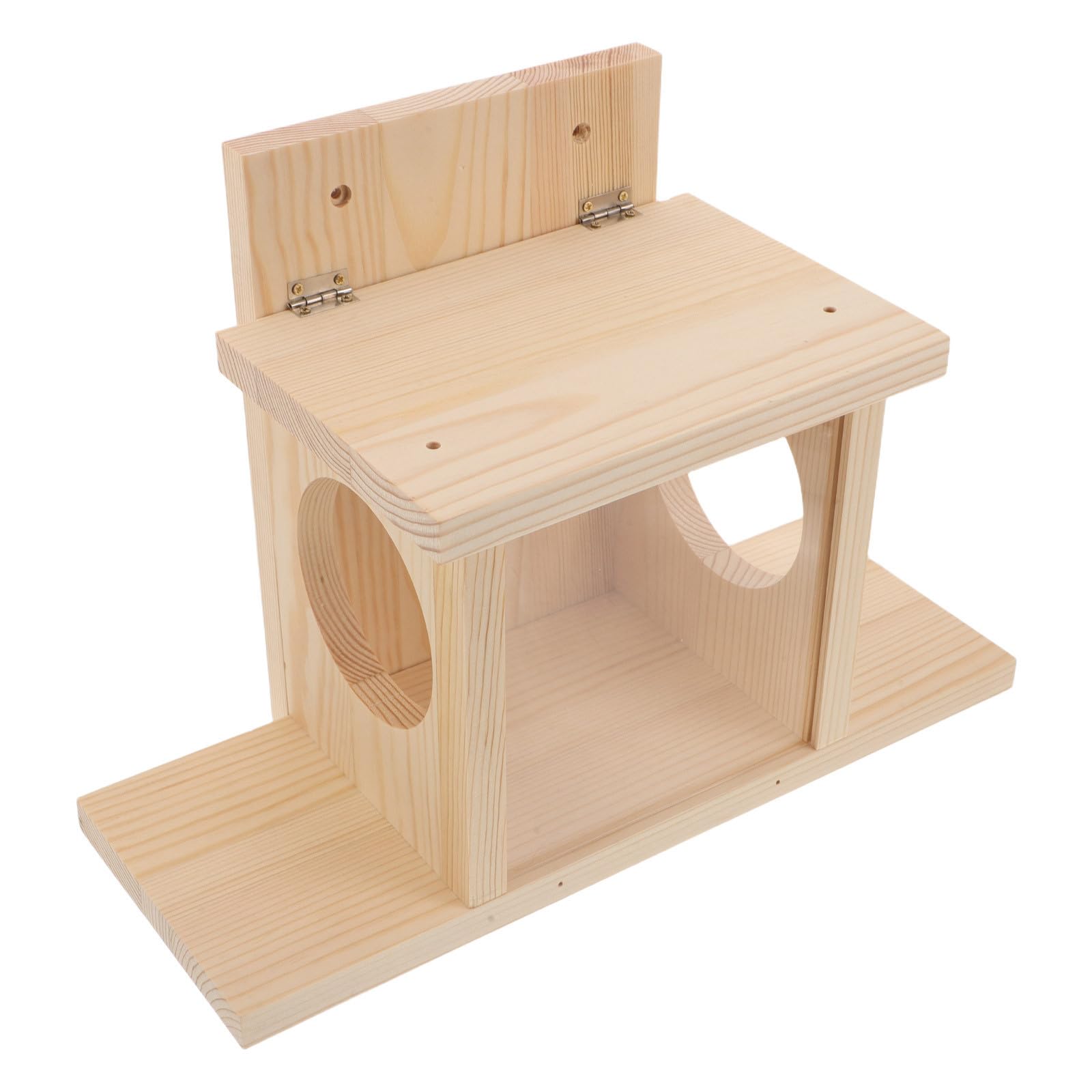 Hemobllo Casetta per Scoiattoli da Esterno in Legno, 35, 2cm Khaki