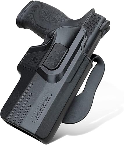 Miniatura 3 de M&P 40 OWB - Fundas de polímero para remo compatibles con pistola Smith & Wesson M&P .40 de 4 pulgadas/4.25 pulgadas, funda de polímero abierto para