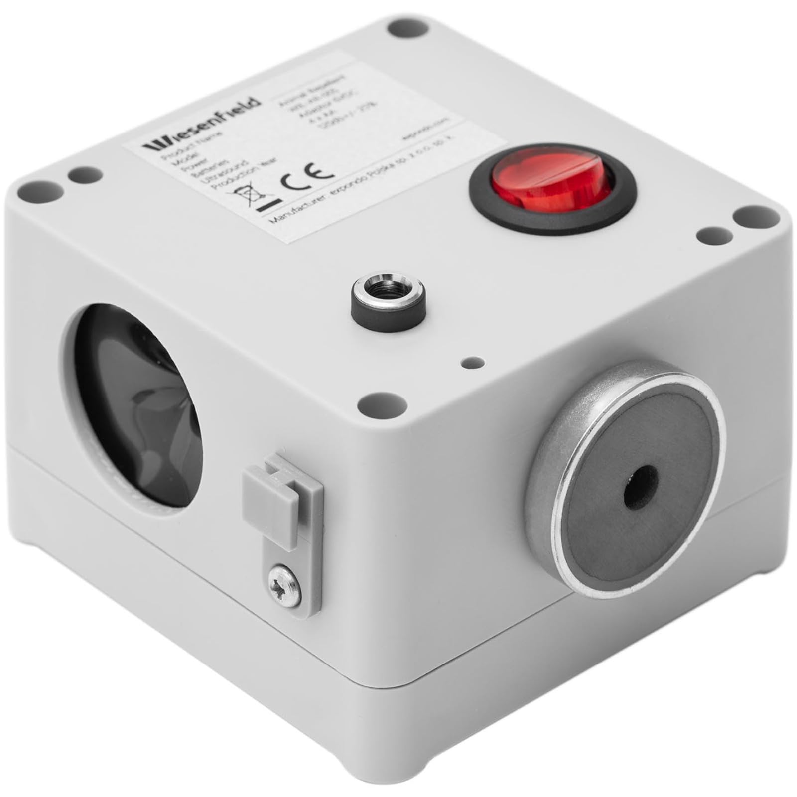 Répulsif à ultrasons WIE-AR-005 - 1500 m² - Batterie à 360° - Répulsif à ultrasons - Répulsif animal