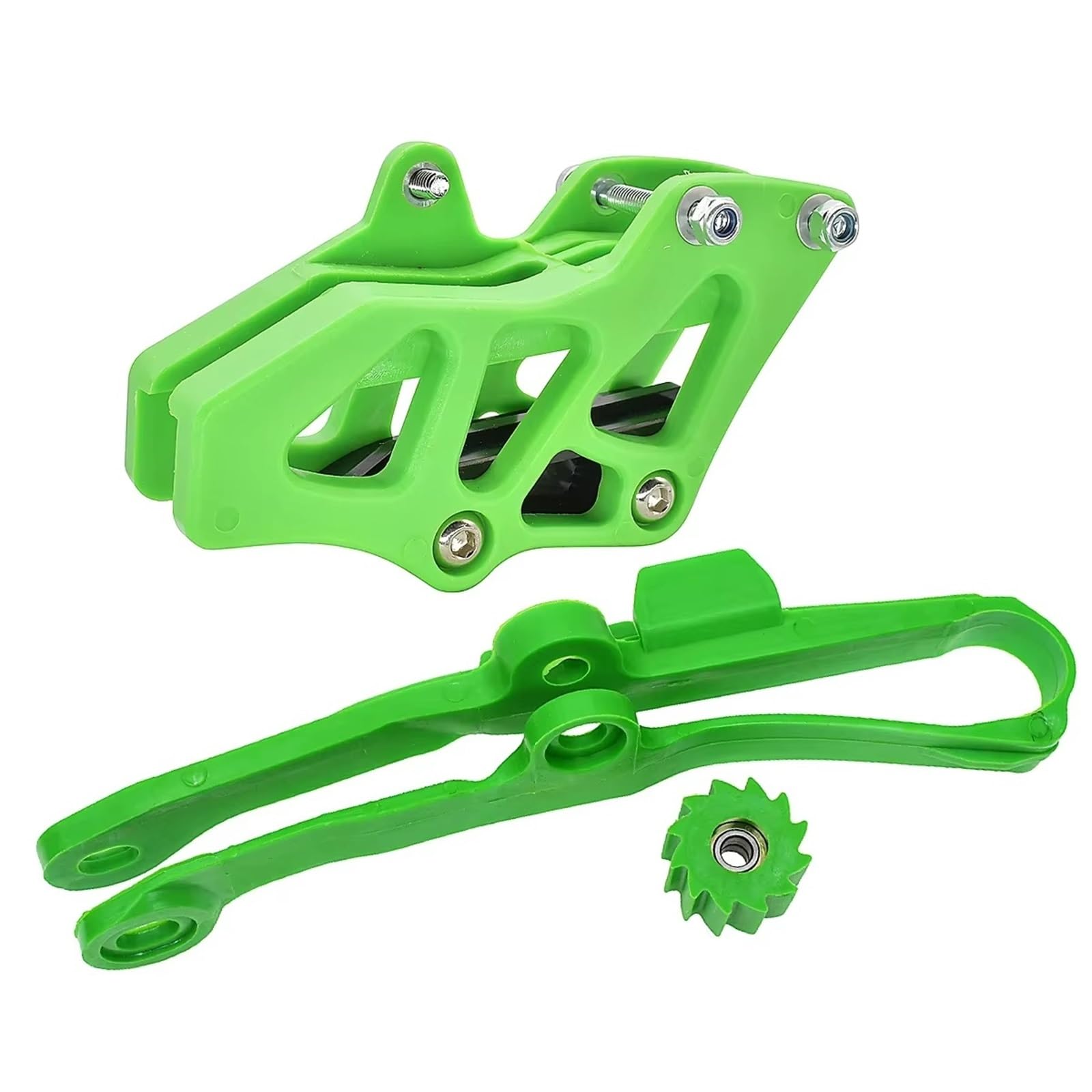 Compatible Con Para KX450F 2009 2010 2011 2012 2013 2014 2015 2016 2017 2018 2020 Guía Cadena Motocicleta Cubierta Protectora Rodillo Deslizante