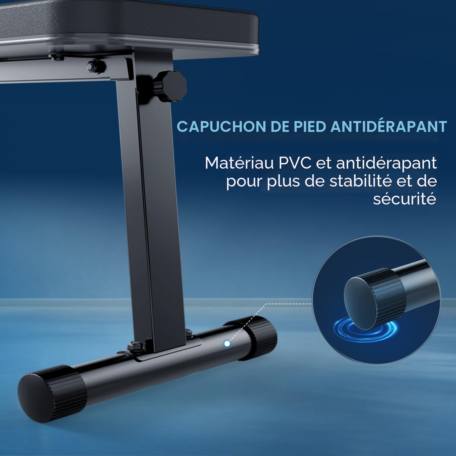Banc de Musculation banc d'entraînement Pliant pour l'entraînement du Corps Entier à La Maison,Banc de fitness multiusage d'entraînement à domicile Plat