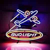 Amazon | ネオンサイン Bud Light Plane NEON SIGN ゲーム