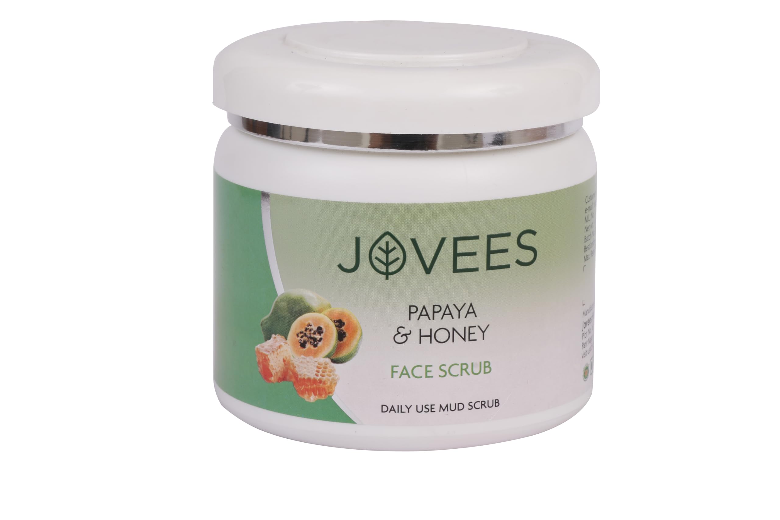 Jovees Papaya & Honig Gesichtspeeling – 400g Sanftes Peeling Für Strahlend Glatte Haut