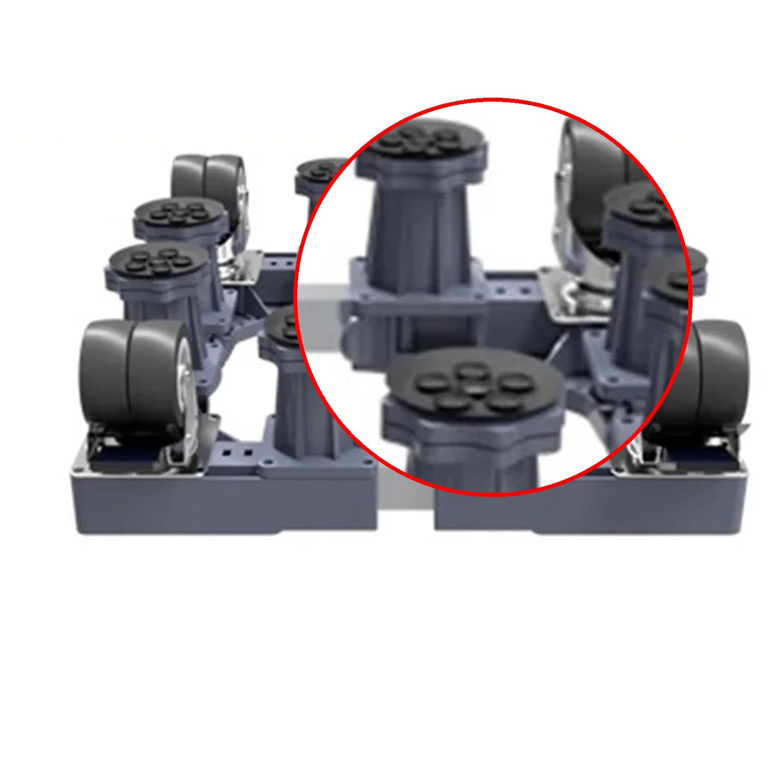 Applian Dolly Carr Stand Base Lavatrice Regolabili
