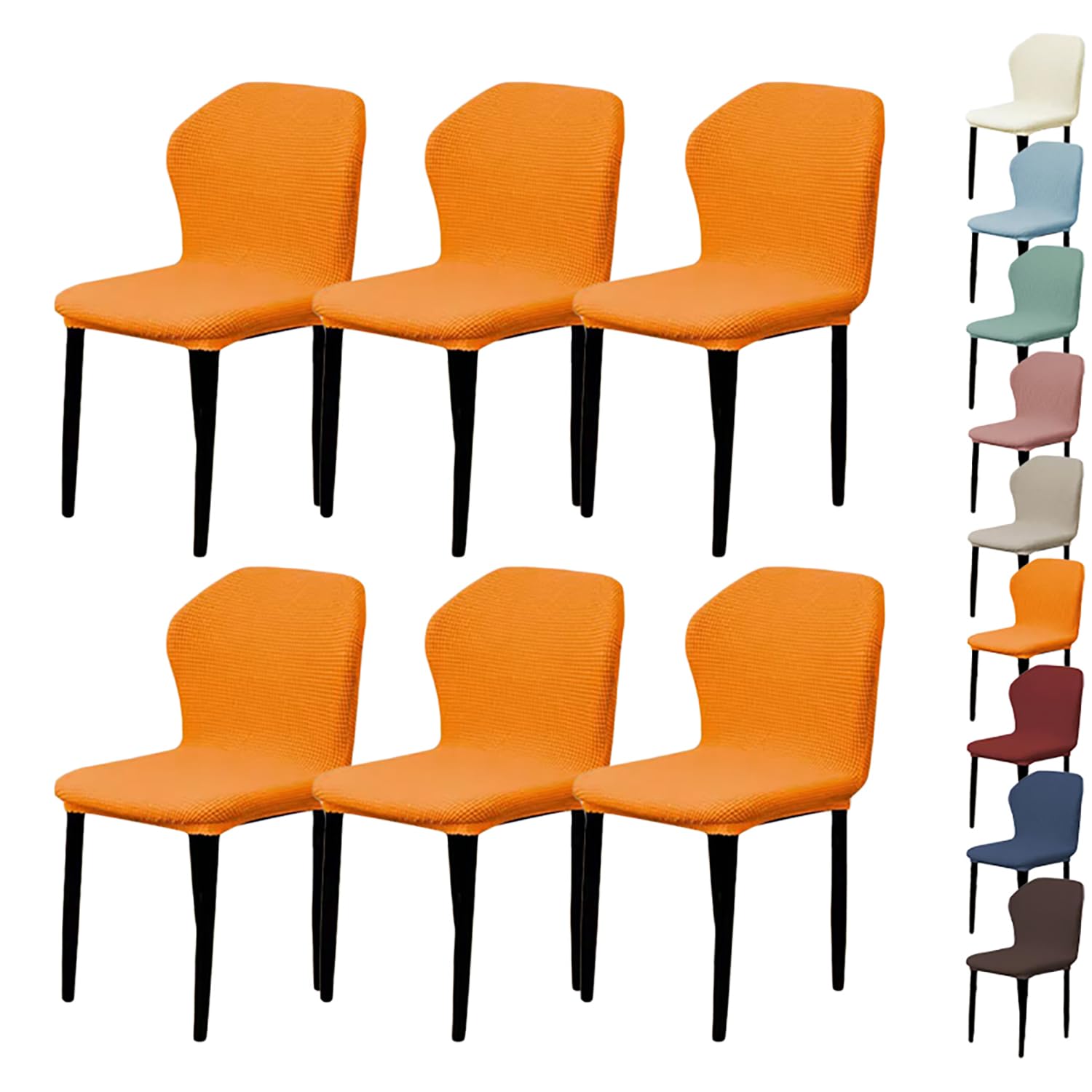 Housse de chaise salle à manger épaisse et extensible : protection jacquard antitache