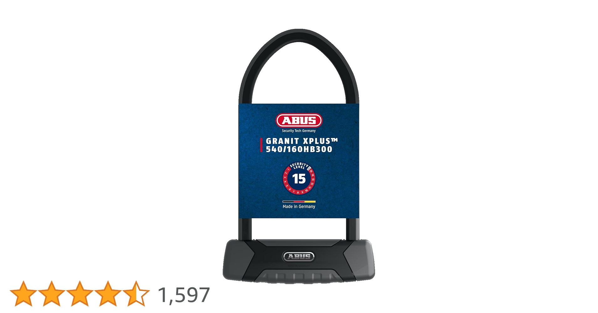 Amazon | ABUS(アブス) Granit X-Plus 540 230mm マウント付 [並行輸入