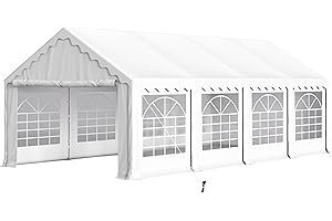 PHI VILLA Extra Large Heavy Duty Party Tent for Commercial or Residential Use