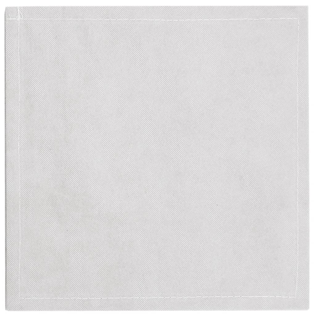Gecheer Scatole portaoggetti pieghevoli in tessuto non tessuto, 4 pezzi, crema, contenitore portaoggetti con scomparti per camera da letto, soggiorno, bagno, sotto letto, guardaroba