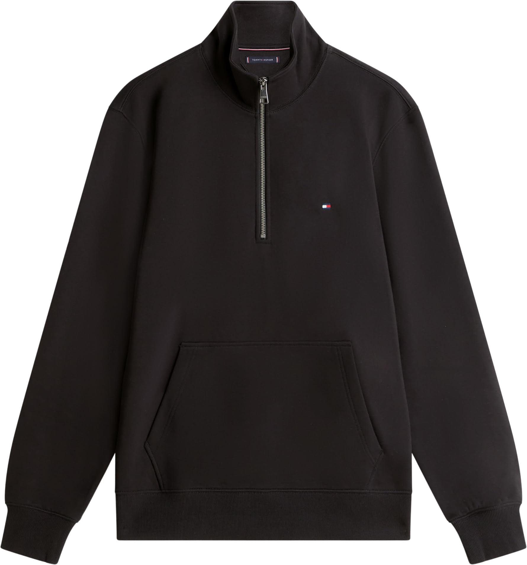 Tommy Hilfiger Herren Sweatshirt mit halbem Reißverschluss