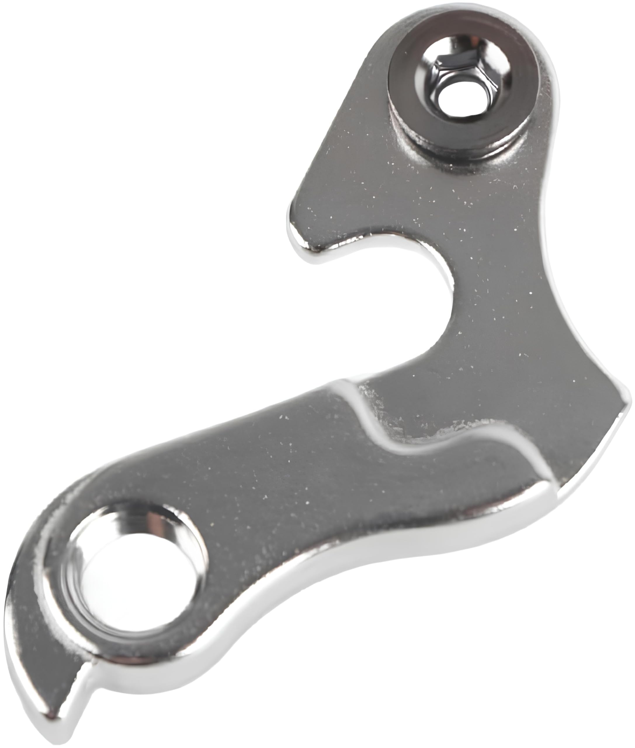 Gancio Deragliatore Universale, Bicicletta in Lega Alluminio Gancio Cambio Posteriore Compatibile con MTB Bici da Strada e Piegevoli Protezione Telaio e Cambio da Urto e Cadute Include Vite