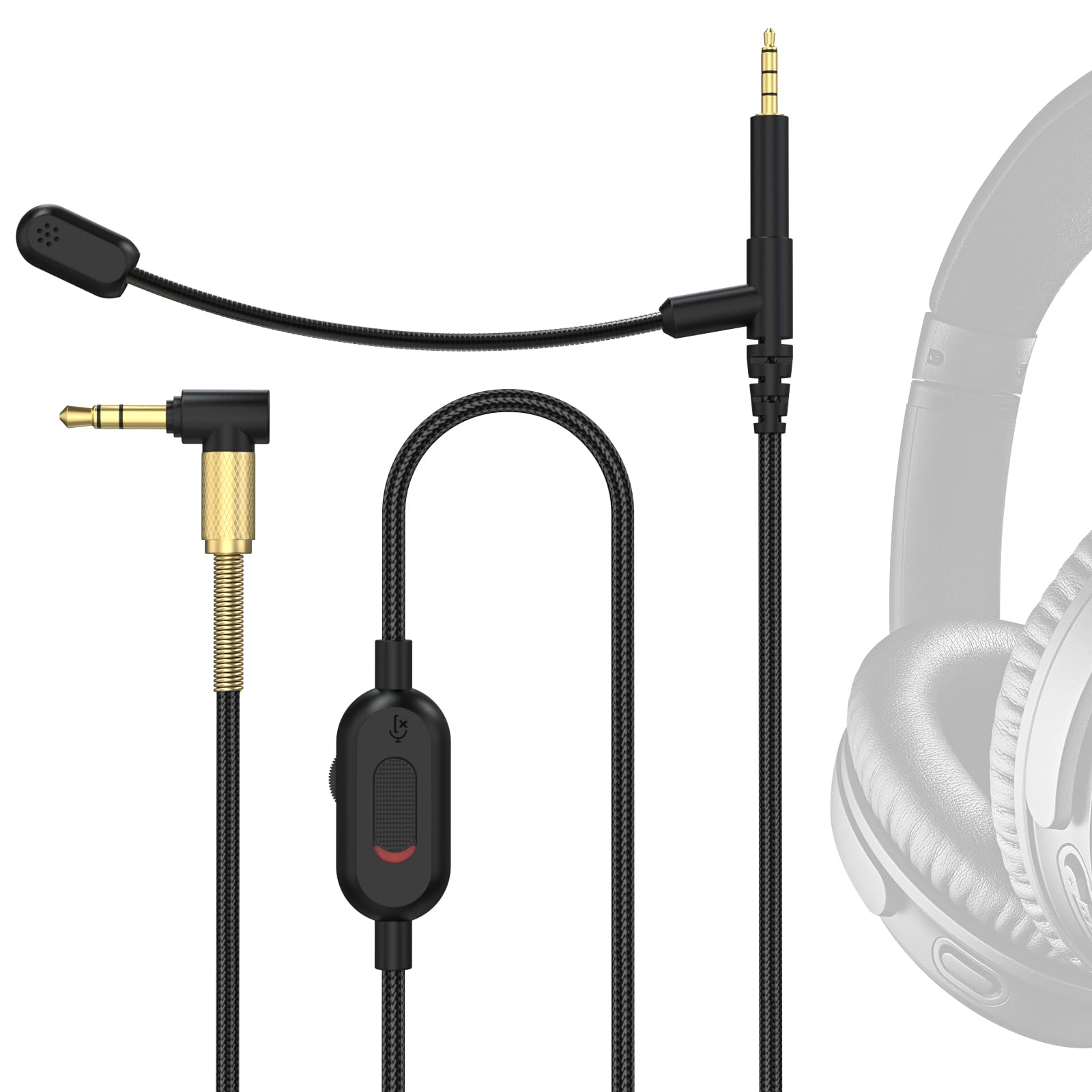 Amazon.com: Zosvoses QC45 Boom Mic Compatible with Bose 700, QC25