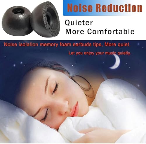 Miniatura 4 de Samsung Galaxy Buds 2 almohadillas de repuesto de espuma viscoelástica para Galaxy Buds+PlusGalaxy Buds FE auriculares inalámbricos para funda,