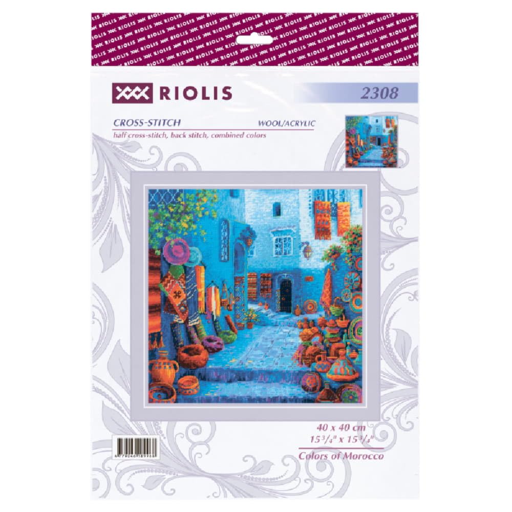 Amazon.com: RIOLIS - Colors of Morocco 2308, Cross Stitch Kits 15¾