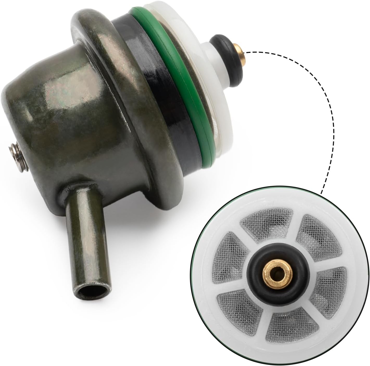 12499841,Fuel Injection Pressure Regulator Compatible with Buick,Cadillac,Chevrolet,GMC,Hummer,Isuzu,Pontiac.Rainier,Escalade,Avalanche 1500,2500,C2500,C3500 Pickup,Camaro,Suburban,C2500 Pickup.