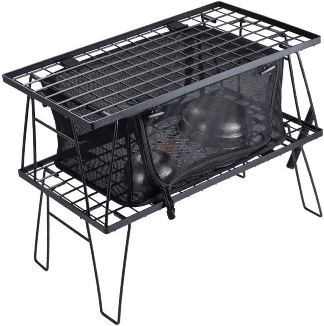 Camping Cutlery Storage Bag Foldable Mesh Organizer for Outdoor Cooking image 3