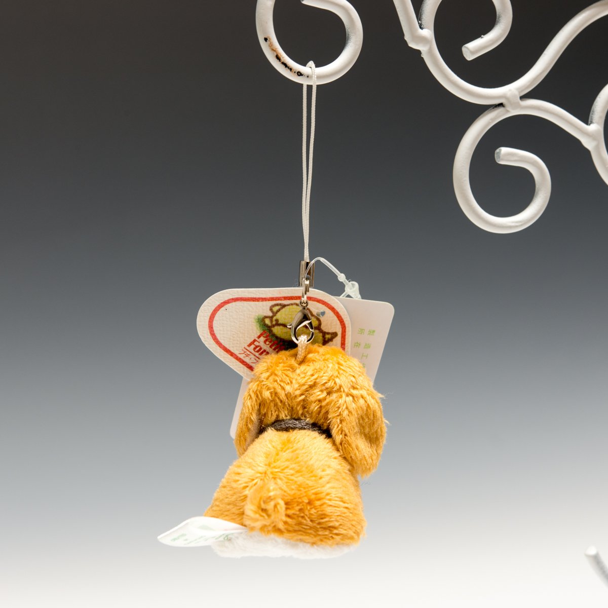 ハローキティ　ゴールデンレトリバー　ストラップ ハローキティ ラッキードッグ クローバープチストラップ