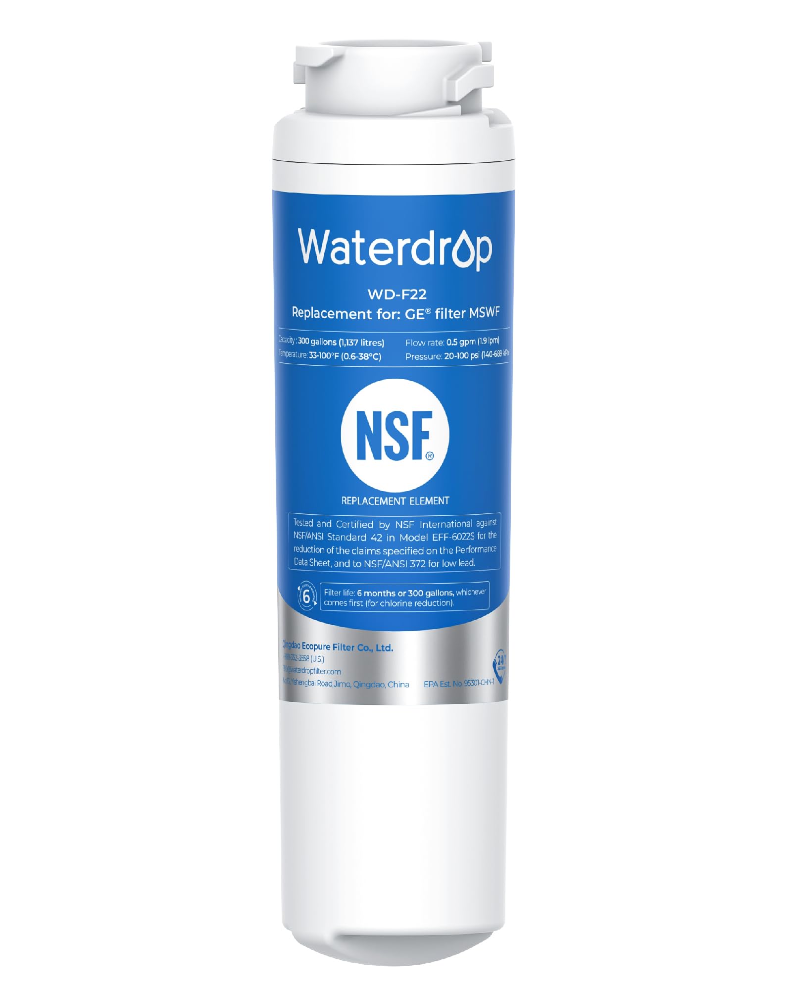 Amazon.com: Waterdrop MSWF Refrigerator Water Filter, Replacement