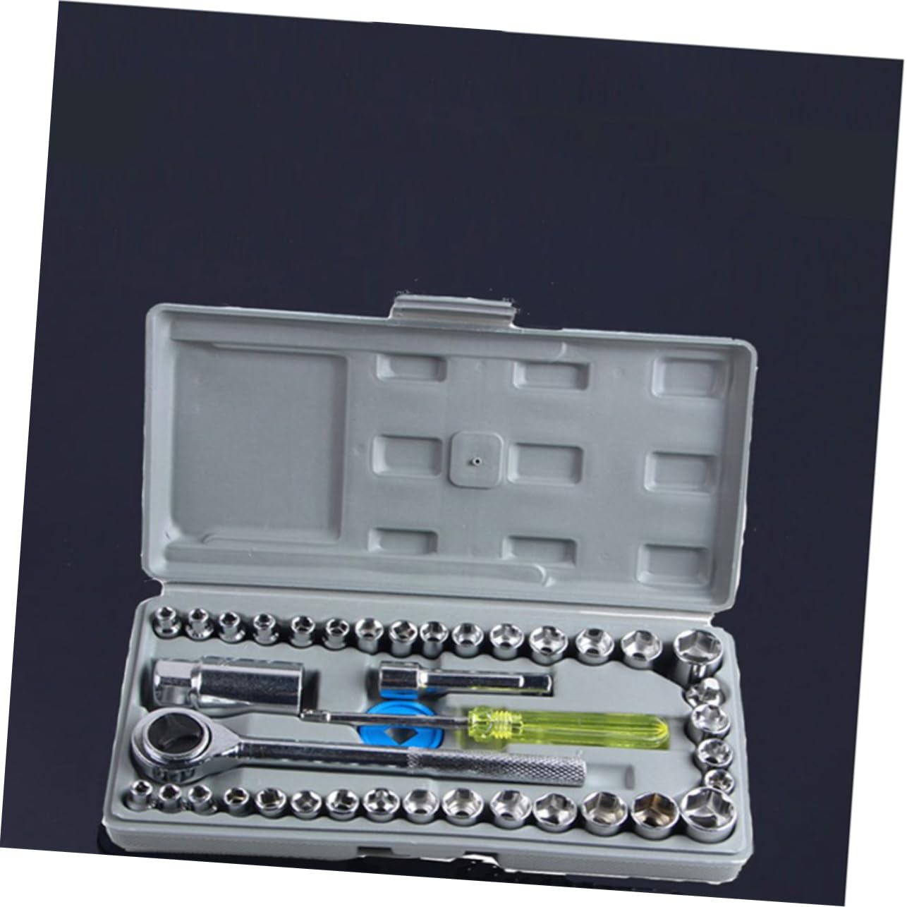 SHINEOFI Kit De Herramientas De Reparación De Automóviles Llaves De Tubo Combinación De Llaves De Tubo Herramientas Manuales De Mango Para Automóviles y Motocicletas