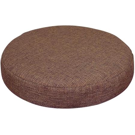 Bemin スツールカバー 丸椅子カバー カバー スツール 丸型 座面カバー 椅子カバー 座面クッション 診療用いす 丸スツールカバー チェアカバー イスカバー 座面 伸縮 暖かい ダイニング ブラウン/35cm
