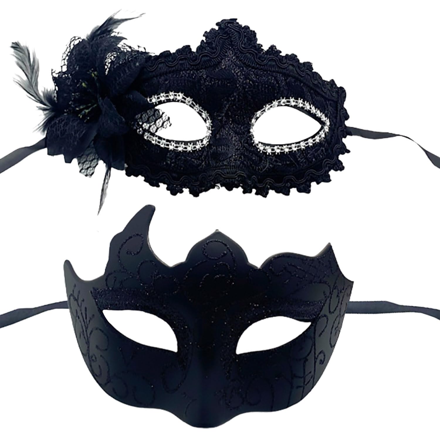 Bagtopia Masquerade Mask for Women Men, Couple Venetian Ball Party Masks