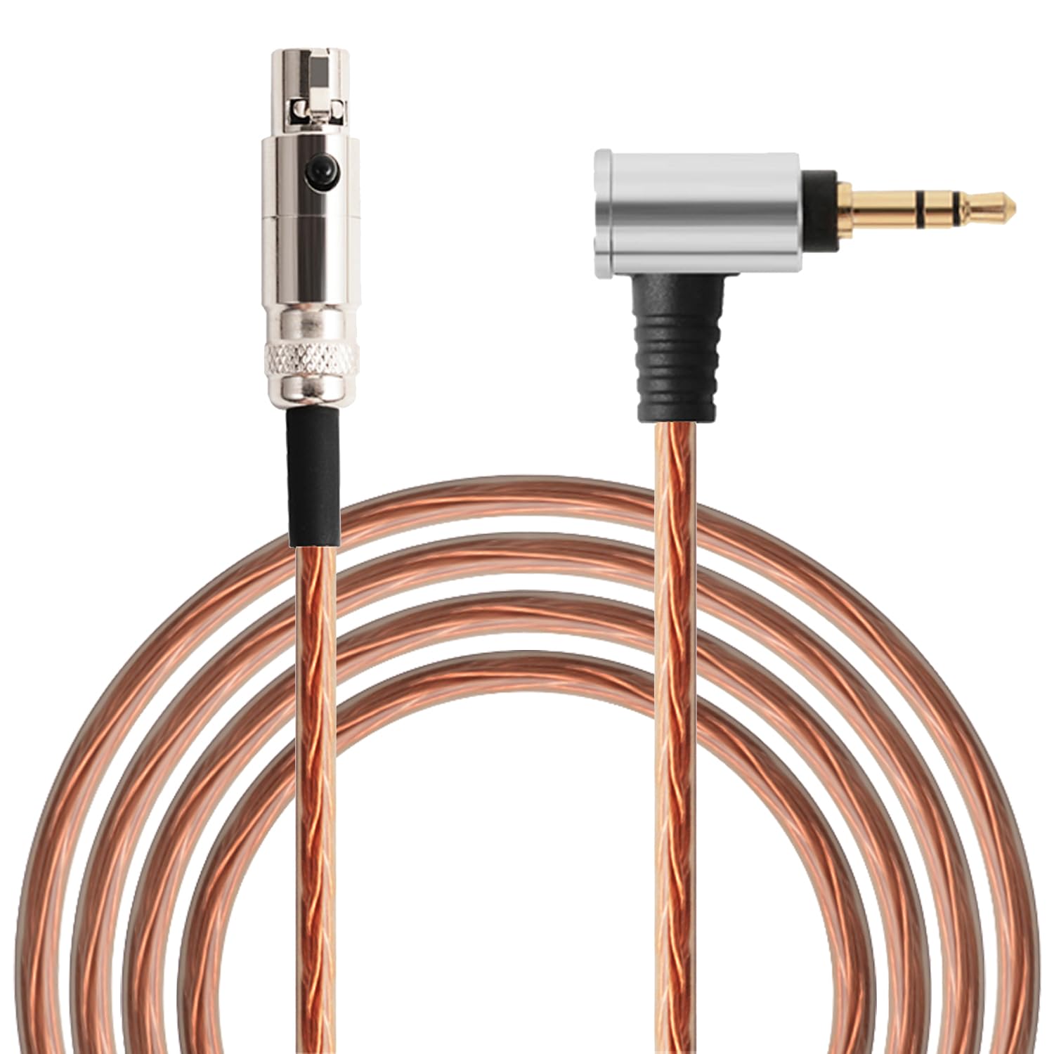 Fezzlo Q701 Upgrade Cable Compatible with AKG K702 K712 K240S K171 K181 K271S K241 K175 Pioneer HDJ-2000 Headphones 4.9ft 3.5mm Plug