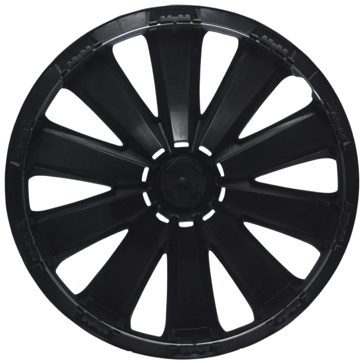 Copricerchi In Plastica ABS Nero - Set Da 4 Pezzi Per Cerchi Da 15 Pollici