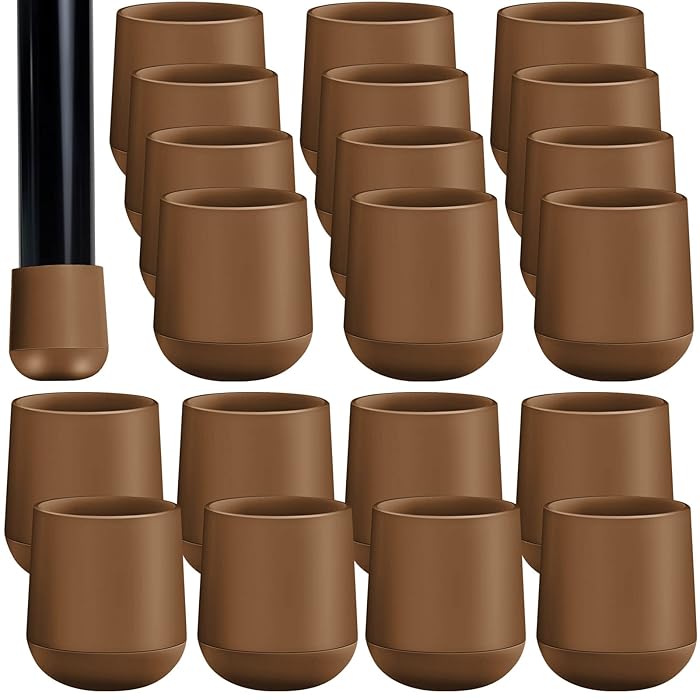 Buy 20 Pcs 7/8 Inch Folding Chair Leg Caps, Heavy Duty Plastic Chair