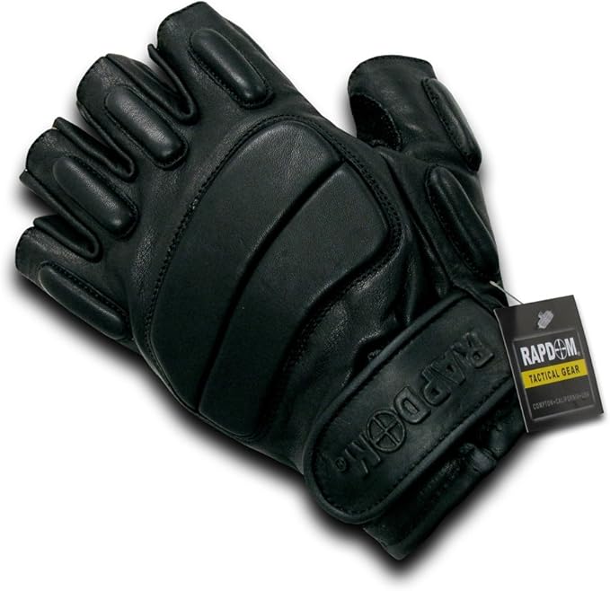 RAPDOM Tactical Half Finger Gloves, Black, Small, Gloves Amazon Canada