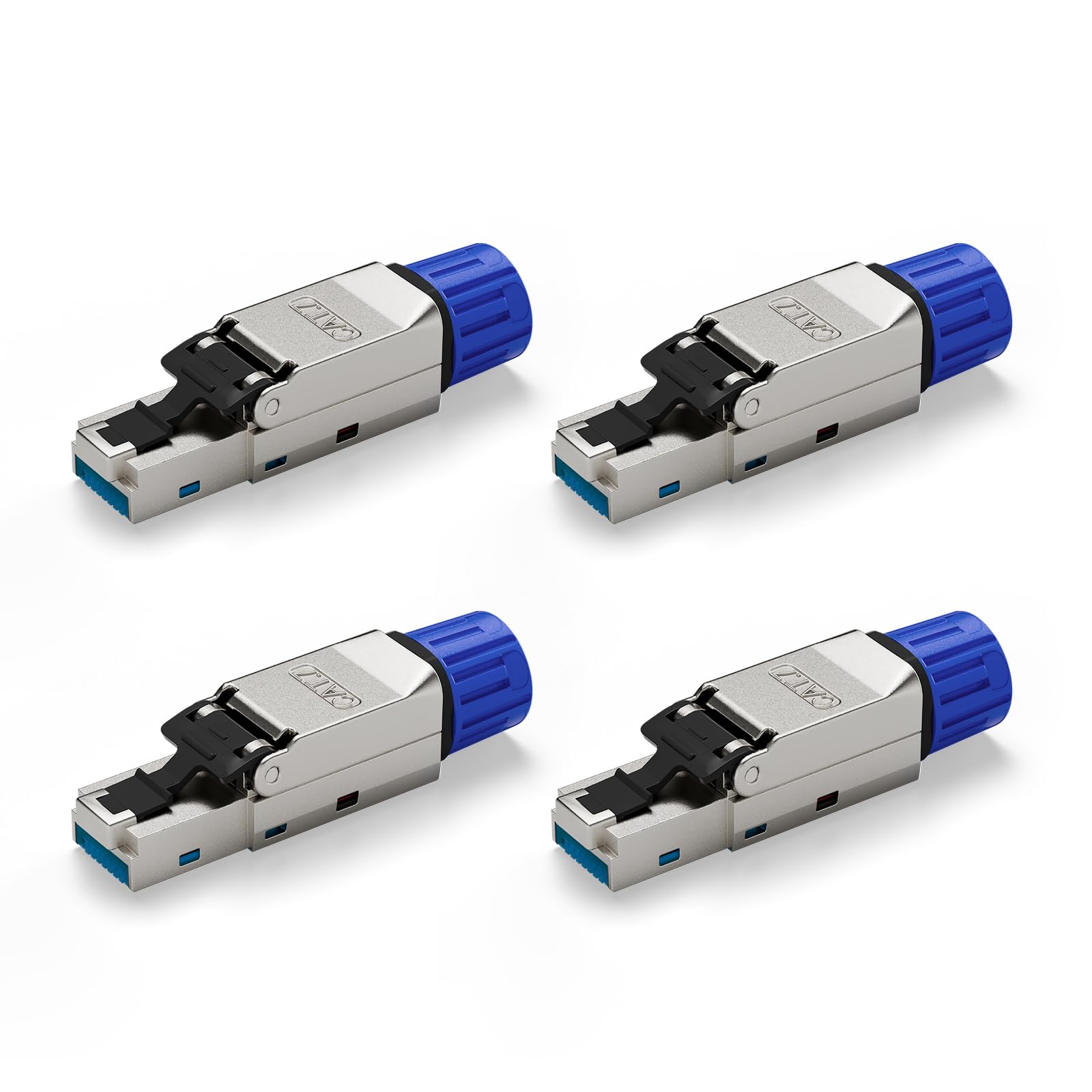VCELINK RJ45 Stecker Werkzeuglos für Verlegekabel Cat7 Cat6A