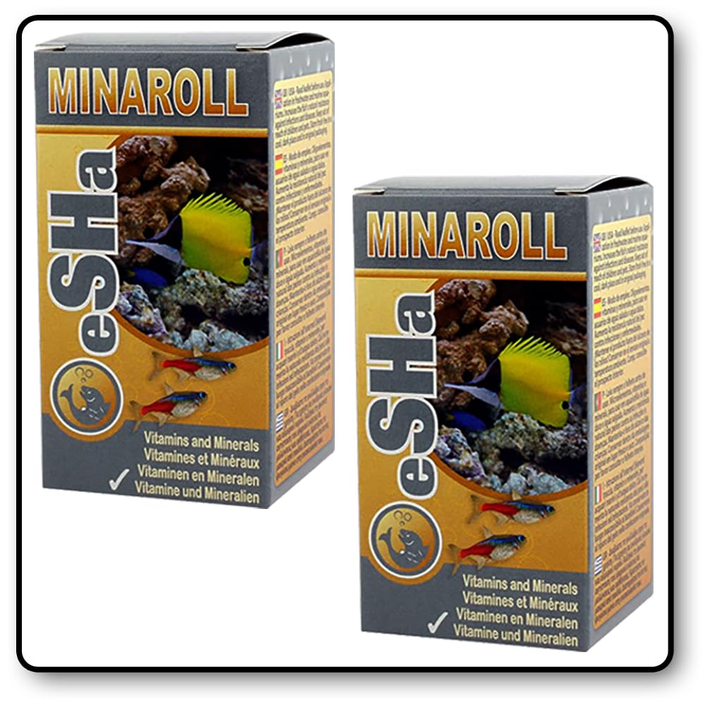 CWA 2 X ESHA Minaroll FISH Health VITAMINS & MINERALS Tropical Marine Tank Aquarium
