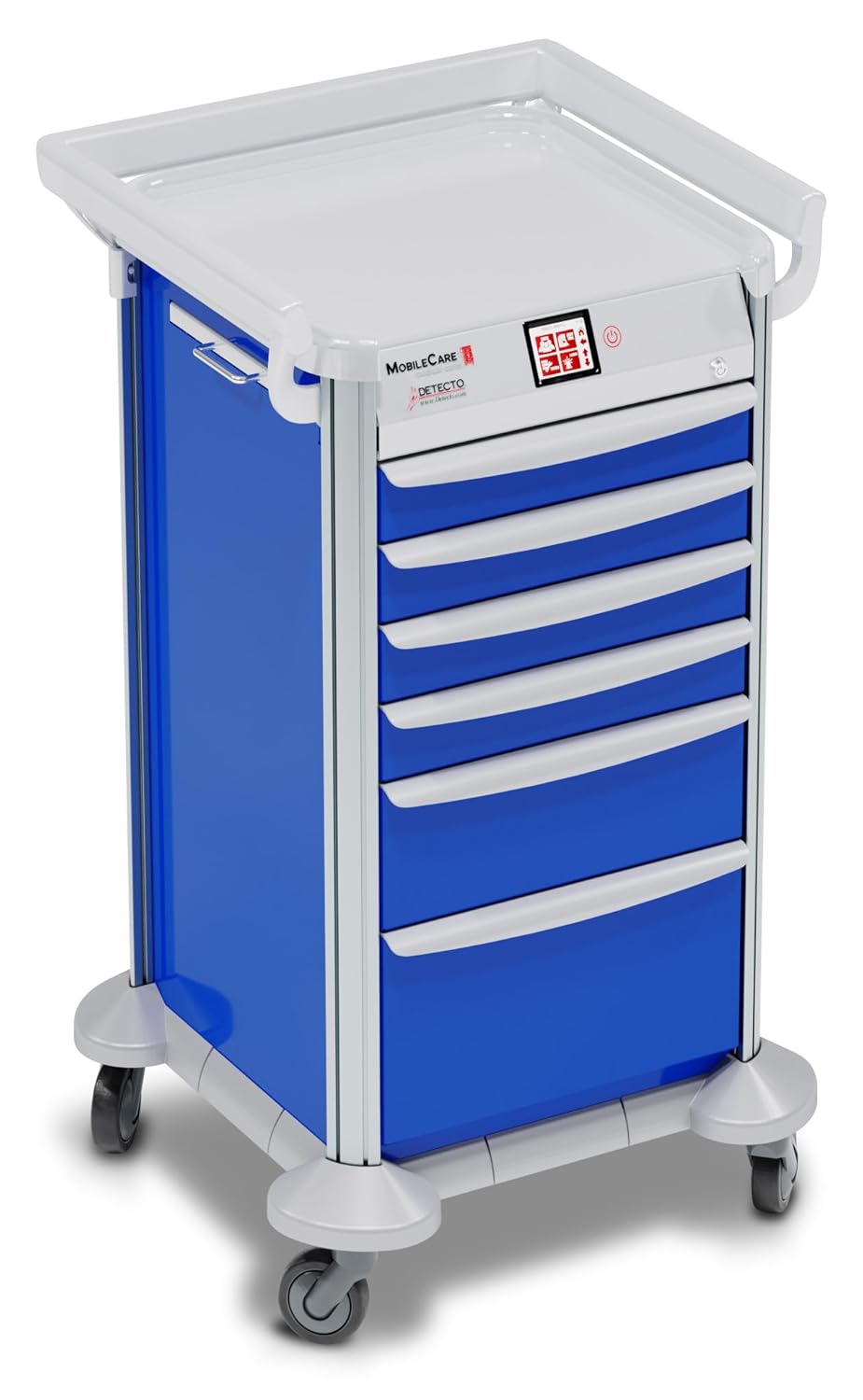 Detecto, 2022258, Mobile Care Medical Cart, Electronic, Standard Lock