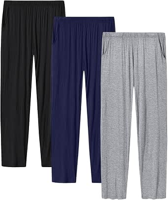 Women's Pajama Pants with Pockets, Soft and Comfortable Lightweight Modal Lounge Pants