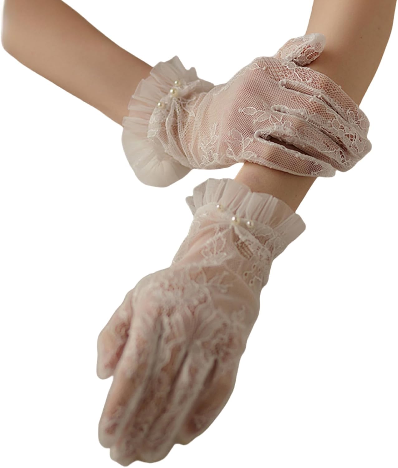 Women’s Elegant Short Lace...