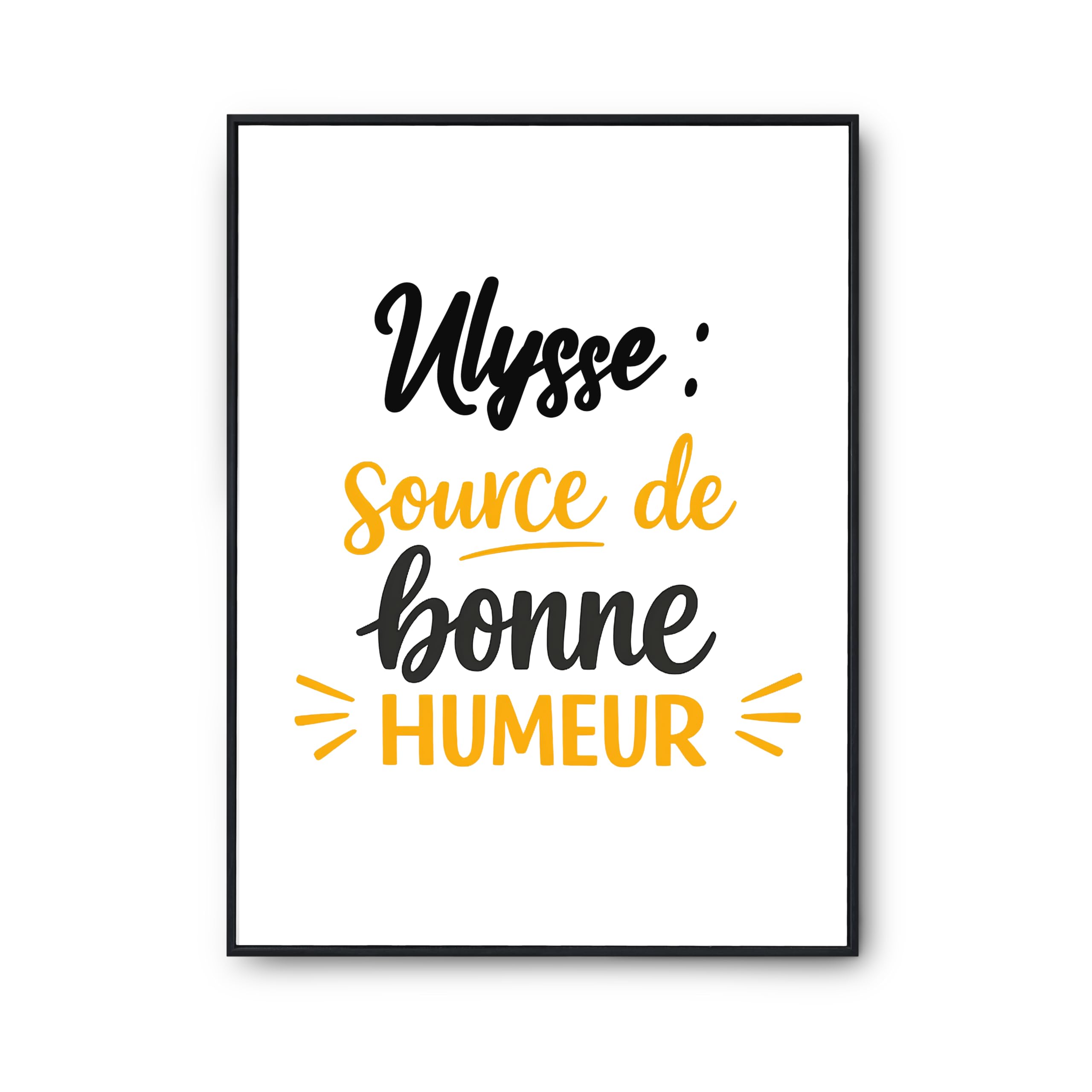 Affiche Ulysse pour briser la monotonie d'un mur blanc de chambre ou bureau - 6