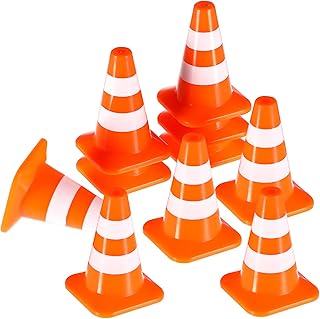 Toyvian 10 Peças Sinal De Trânsito De Brinquedo Brinquedos De Areia Semáforo Mini Brinquedo Sinais De Trânsito De Plástico Pequenos Sinais De Trânsito Modelos De Trânsito