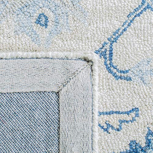 Tapete decorativo SAFAVIEH 2'3" x 5', lana, hecho a mano miniatura 1