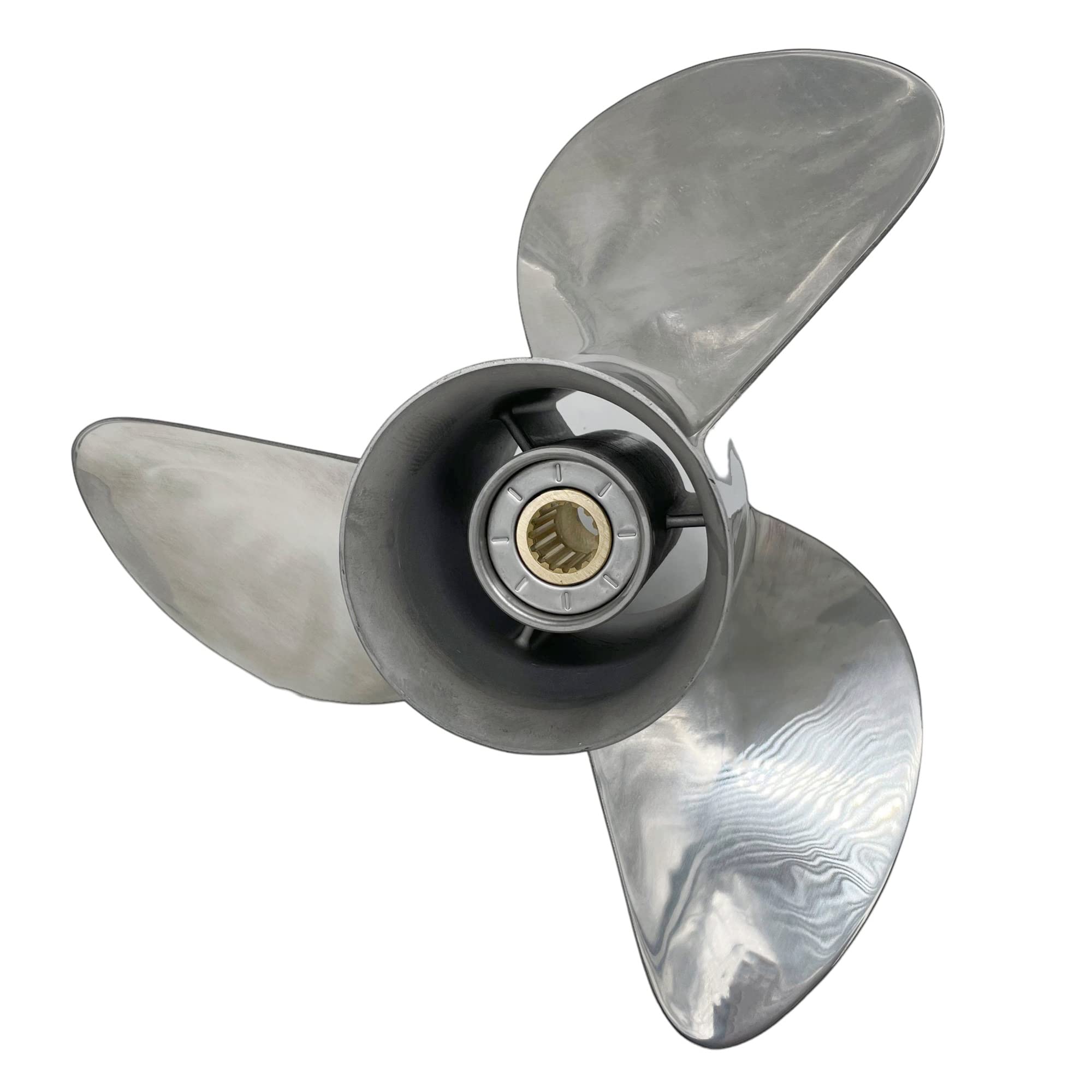 Amazon.co.jp: プロペラ 13 3/4X21 ヤマハ船外機対応 60HP-115HP 3枚刃  