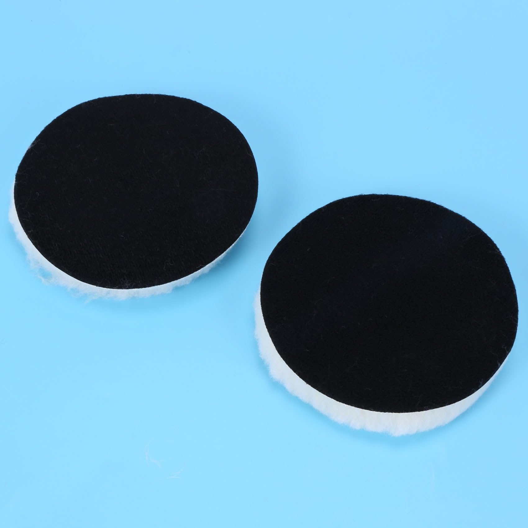 100 Pcs 125 mm Almohadilla de Pulido para Automóviles Pulgada de Pulido de 5 Pulgadas Pulidoras de Lana Pulidor de Bonete Pulido para el Cuidado de la Pintura de Coches