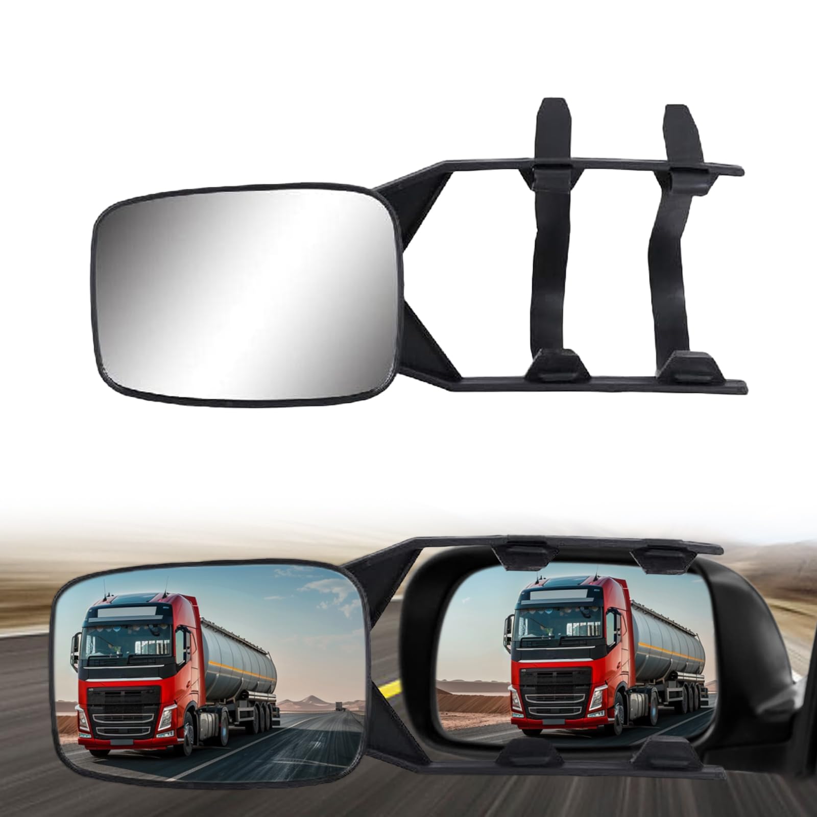 Adjustable Clamp-On Towing Mirror Extenders Clip On Mirrors For Car Truck Trailer From License Plate Frames - Price 76.07 - View #7