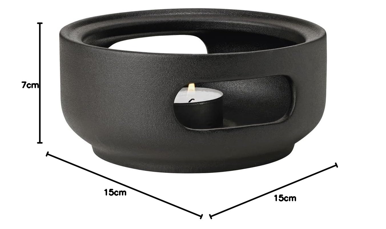 Amazon | Stelton Theo ティーポットウォーマー、ストーン、ブラック  
