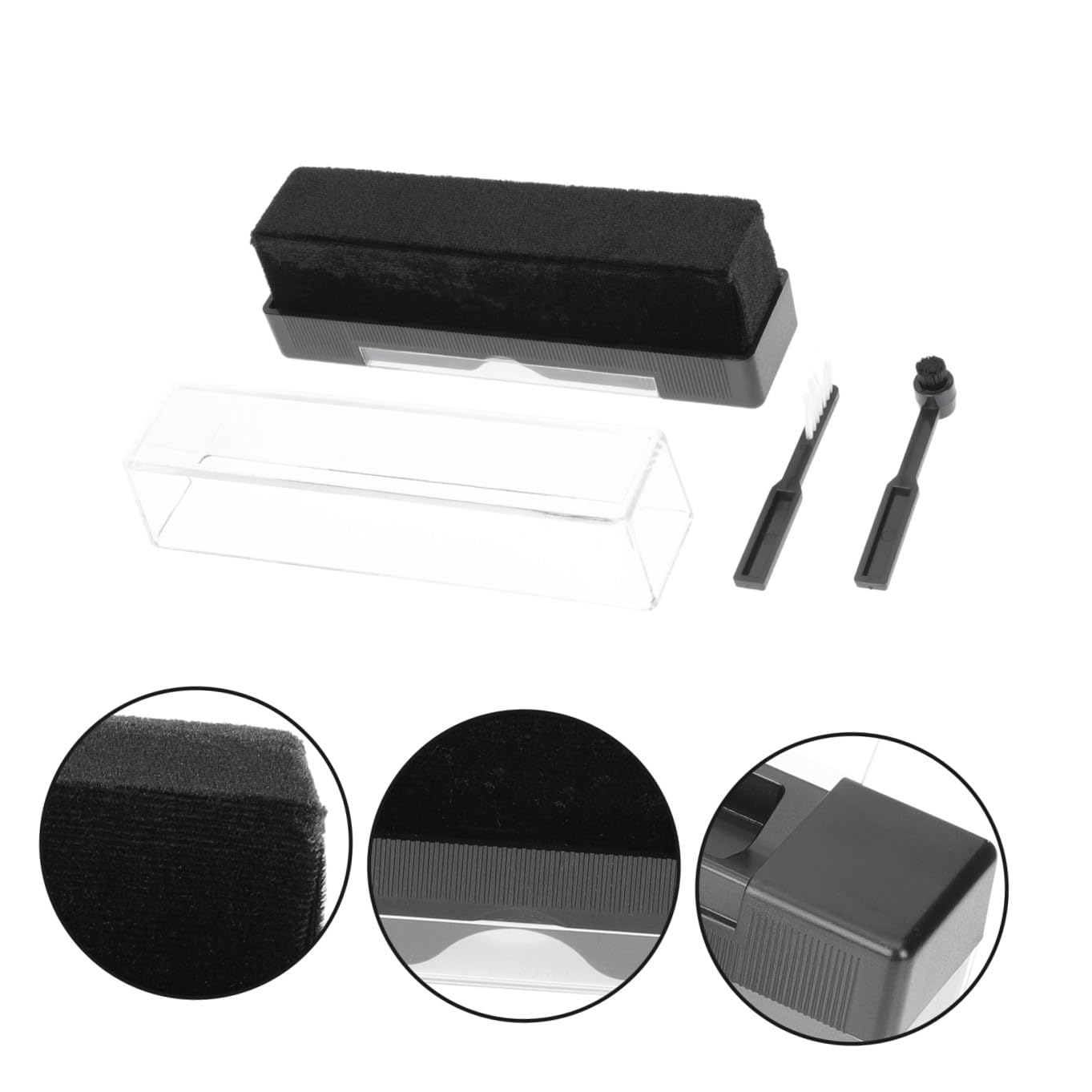 OSALADI 3sets Spazzola Per Pulizia Dischi in Vinile Antistatica Kit Completo Per Manutenzione e Del Giradischi Facile Da Usare e Pratico Compatibile Con Strumenti Musicali Rimuove Polvere