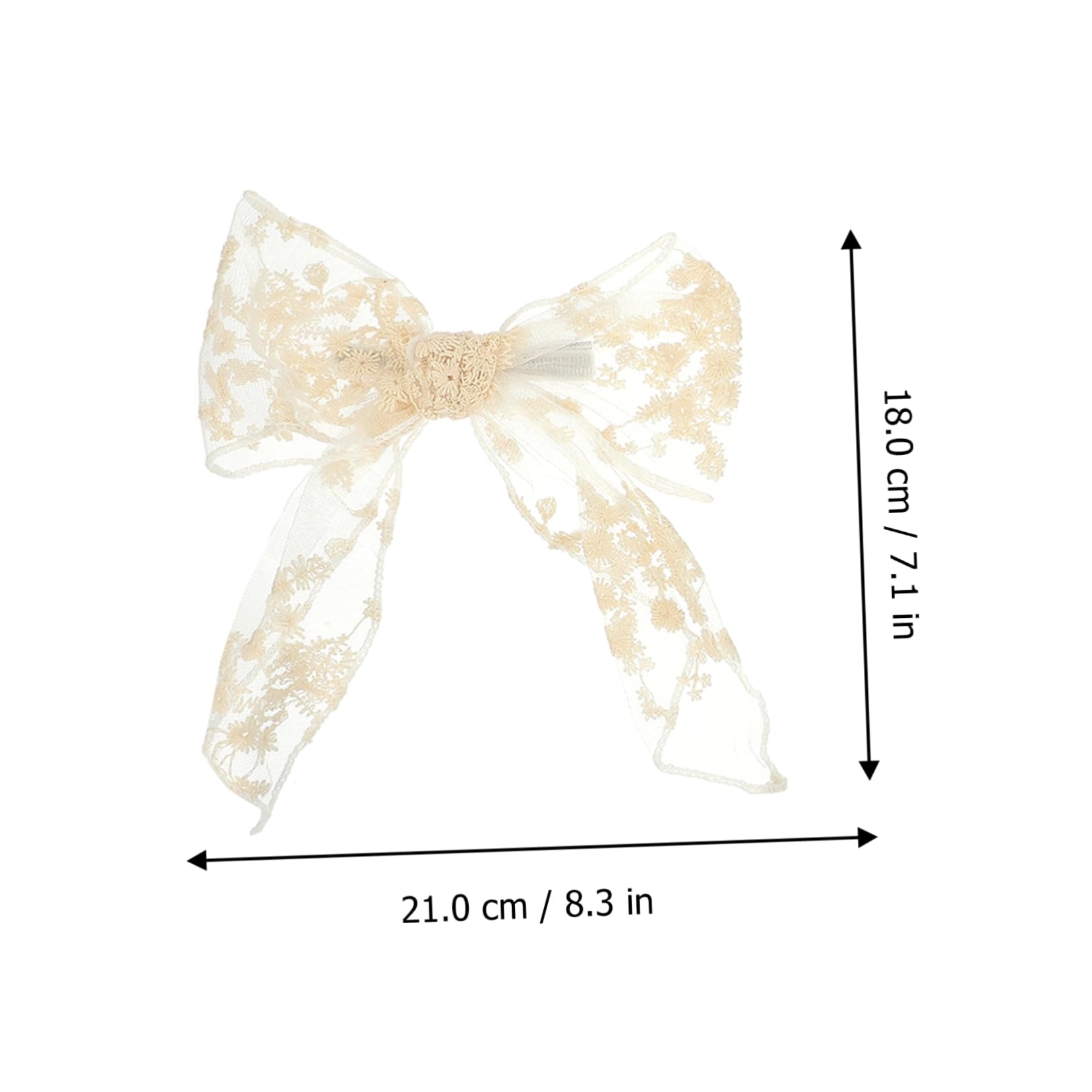 FRCOLOR 4 Set Di Fermagli Per Con Fiocco in Pizzo Alla Moda Per Donne Accessori Per Per Matrimonio Fidanzamento Addio Al Nubilato 2 Pezzi * 4