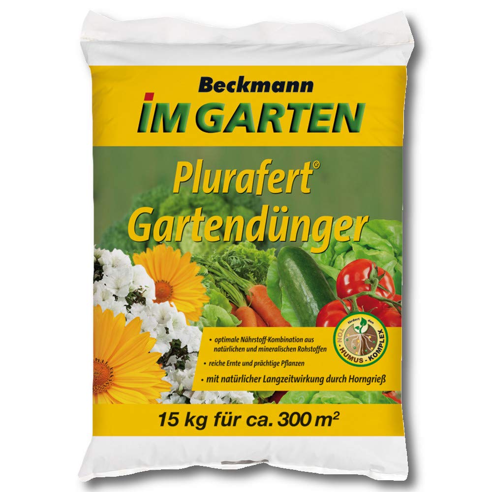 Beckmann Plurafert Engrais universel 15 kg pour env. 300 m2