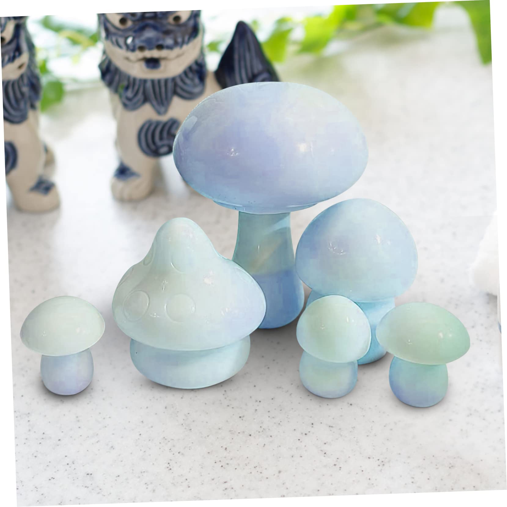 Molde de Silicona de Hongos para Manualidades, 6 Piezas | Bricolaje y Diy, Reutilizable y Fácil de Limpiar, Acabado Antiadherente, Forma Decorativa