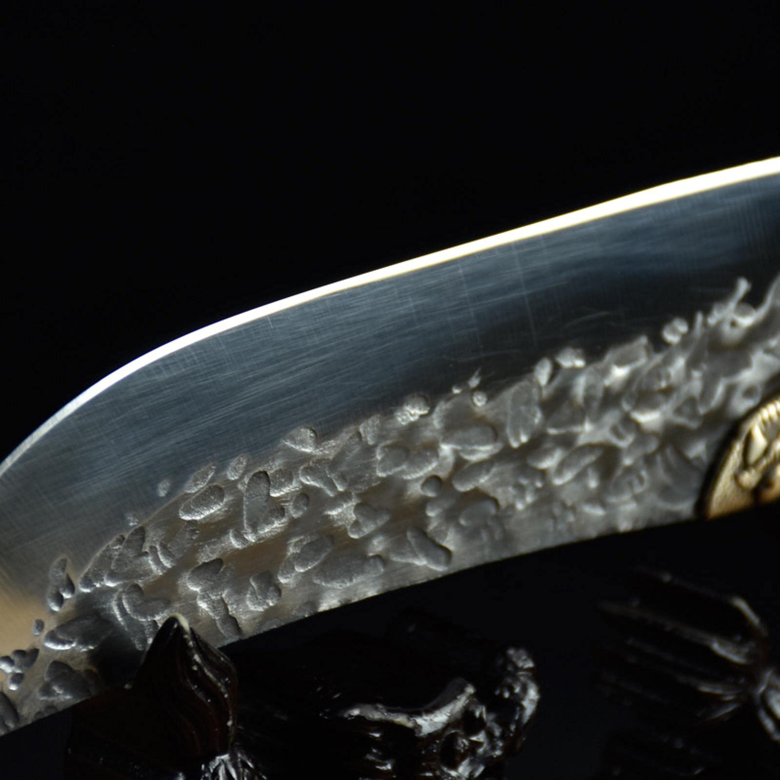 Guang Couteau de Cuisine Professionnel 7CR17MOV en Acier forgé à la Main Exquis Ultra Sharp 7.5 Pouces Couteau de Chef pour Couper la Viande végétale