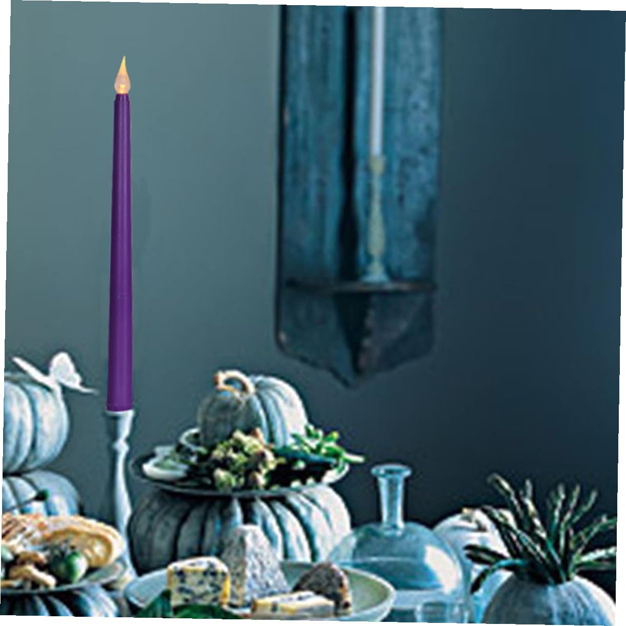 Candele LED senza Fiamma Viola, 12 Pezzi per Feste e Compleanni